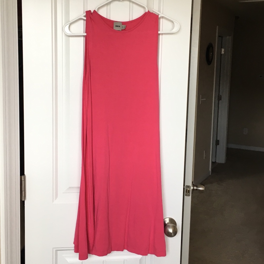ASOS hot pink swing dress